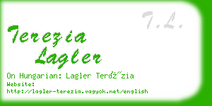 terezia lagler business card